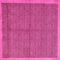 thumbnail image 1 of Ahgly Company Indoor Square Abstract Pink Modern Area Rugs, 7' Square, 1 of 4