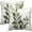 Green Leaf, variant on kareou 4th of July Patriotic Saying Throw Pillow Covers 18x18 Set of 2, Red and Blue Stars Freedom America Pillowcases Liberty USA Flag Independence Memorial Day Decorations for Home