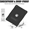 thumbnail image 2 of SaniMore for iPad 10.2 inch 9th/8th/7th Generation (2021/2020/2019) Back Case Hidden Kickstand Heavy Duty Protective Shockproof Case for iPad 10.2 inch 9th/8th/7th Gene (2021/2020/2019), Black, 2 of 6