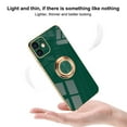 thumbnail image 4 of For Apple iPhone 14 Pro Max Plating Magnetic Ring Holder Stand Case TPU Shockproof  Cover, 4 of 13