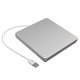 thumbnail image 1 of External DVD Drive USB 2.0 Portable CD DVD +/-RW Drive DVD Burner for Laptop Pro Air 7/8/10 Silver, 1 of 5