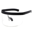 thumbnail image 4 of Gafas de sol con visera grande y protección UV para el sol de verano Claro, 4 of 9