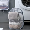 Frogued Laundry Basket Foldable Classification Storage Polyester Space