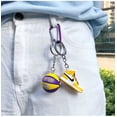 thumbnail image 4 of Zapatosmodelollaverobolsocolgante3dentridimensionalMini zapatosbaloncestopersonalidadcreativocolgante(A), 4 of 4