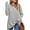 Grey, variant on ANYJOIN Long Sleeve Shirts for Women Square Neck Fall Tops Lightweight Tunic Sweaters