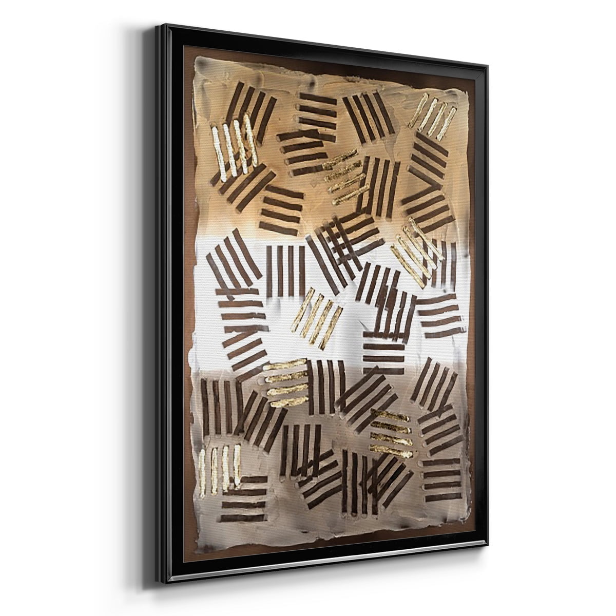 Raffia Palm I Premium Framed Print, in Gold, Black, or Silver - Ready to Hang