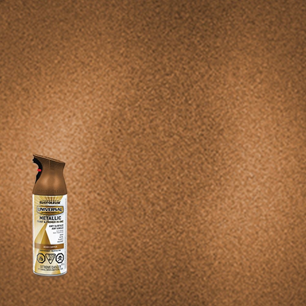 RustOleum Universal Metallic Spray Paint And Primer in One in Aged