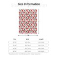 thumbnail image 5 of Sikiie Roosters Cozy Flannel Fleece Throw Blanket: Lightweight & Thick for All Seasons - Perfect for Women, Men, & Kids"40"x30", 5 of 6