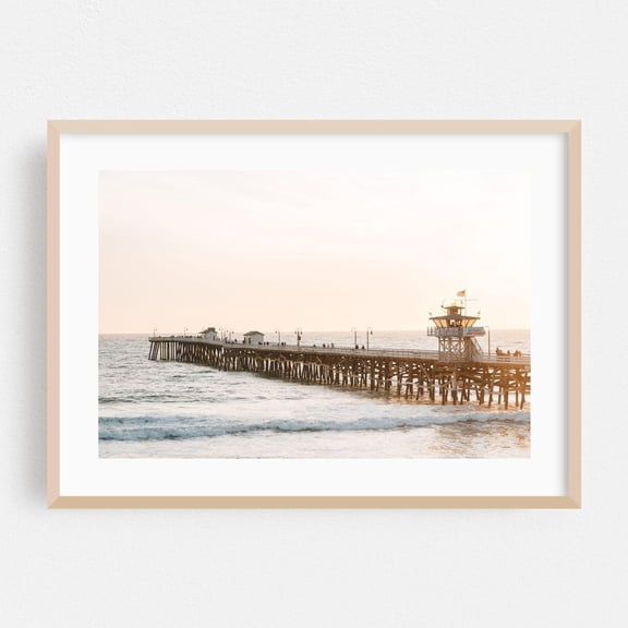 San Clemente Sunset Ocean Poster Unframed Paper Print