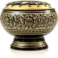 thumbnail image 2 of Brass Small Pooja Articles for poojan in Your Home Office or Temple Traditional Indian puja and Gift Items (Burner) Visit the PARIJAT HANDICRAFT Store 4.0, 2 of 2