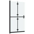 thumbnail image 3 of vidaXL Foldable Walk-in Shower Wall Frosted ESG Glass 35.4"x74.8", 3 of 5