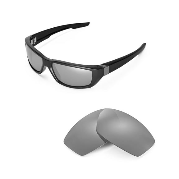 Walleva Titanium Polarized Replacement Lenses for Spy Optic Dirty MO Sunglasses