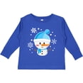 thumbnail image 3 of Inktastic Christmas Holiday Snowman Boys or Girls Long Sleeve Toddler T-Shirt, 3 of 5