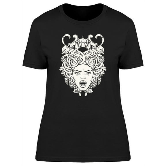 Scary Gorgon Graphic T-Shirt Women -Image by Shutterstock, Female 3X-Large