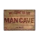 thumbnail image 3 of Letrero de hojalata con la regla de la cueva del hombre, póster vintage para el hogar, bar, hotel, pintura de pared, placa para fiesta, bar, decoración pública, 20 x 30 cm, 3 of 5