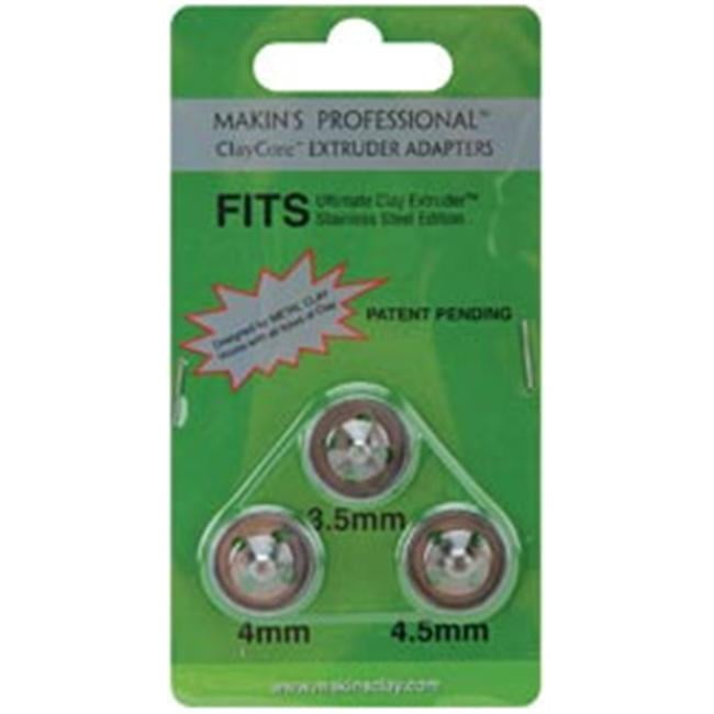 Makins USA 341446 Makins Professional ClayCore Extruder Adapters 3Pkg3.5mm 4mm 5mm Walmart