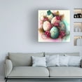 thumbnail image 2 of Canvas Wall Art - Sasha 'Easter Eggs' Wall Art for Living Room, Bedroom, or Office DÃ©cor by Trademark Fine Art - 35 x 35 Inches, 2 of 4