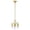 Gold, variant on Mohdy Scene Model Decoration Accessories, Easy-To-Install Lighting Accessories, 1:12 Scale Dollhouse Chandelier Led Miniature Lighting for Diorama Decor