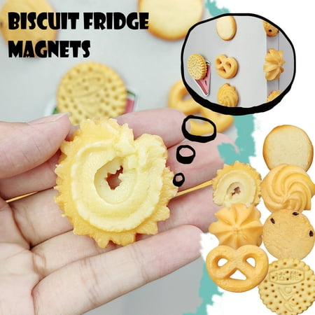 

WGOUP Cute Refrigerator Magnets Funny Magnets For Fridge Simulated Snacks Refrigerator Magnet Fine For Whiteboards Home Decoration One Size(Buy 2 Get 1 Free)