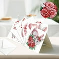thumbnail image 4 of 6pcs Diamond Painting Kit Greeting Card, Love Bunny 5D DIY Diamond Handmade Holiday Greeting Card with Envelope, Christmas Gift Congratulation, 4 of 7