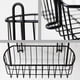 thumbnail image 4 of Mesh Storage Basket,Metal Mesh Storage Basket, Closet Basket, Wall Mounted Wire Storage Basket For Bedroom, Living Room, Office, School, Etc., Black, 4 of 9