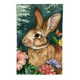 thumbnail image 2 of Heduofu Blooming Bunny Easter Welcome Garden Flag Vertical Double Sided Seasonal Outside Decor for Farmhouse Yard Patio Lawn Outdoor Home Decor Gift White, 2 of 6