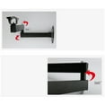 thumbnail image 3 of Wall Corner Mount Metal Black Bracket Long Arm for CCTV Camera Projector Holder, 3 of 7