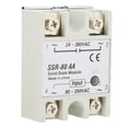 thumbnail image 2 of Solid State Relay  Solid State Relay Module  Ssr-80aa Solid State Relay  80a Solid State Relay 80A Single Phase Solid State Relay Switch Module SSR-80AA 80-250VAC, 2 of 8