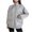 Gray, variant on ClodeEU Women's High Neck Zip Up Sweatshirt with Two Pockets,Casual Long Sleeve Fall Fashion Top Black,Womens Plus XL