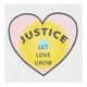 thumbnail image 3 of Playera Para Niña Justice Manga Corta Estampado Corazon Blanco Talla 10, 3 of 3