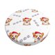 thumbnail image 1 of Balery Corgi With Santa Claus Hat Fundas de asiento para taburete de bar redondo de tela de terciopelo ajustables que protegen de arañazos y manchas para sillas de 14 a 17 pulgadas.-13 inch, 1 of 7