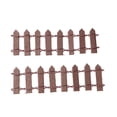 thumbnail image 3 of COMPUKAS 10Pcs Mini Fence Wood Decorative Mini Landscape Fence for Garden Courtyard, 3 of 7
