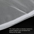 thumbnail image 4 of Uxcell 31.5" OD Rain Barrel Mesh Cover Net Cover with Drawstring Netting Screen Rain Bucket Protector,, White, 4 of 5