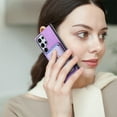 thumbnail image 2 of Classic Back Case for Samsung Galaxy S25 Ultra, with Removable Magnetic Card Slots Support Car Magnetic Mount with Finger Ring Stand Business Thin Fit Phone Cover for Samsung Galaxy S25 Ultra, Purple, 2 of 7