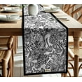 thumbnail image 2 of Vargottam 100% Cotton Table Runner - Double Layered with Side Borders - Table Linen - Floral Print for Dining, Console & Coffee Tables, 2 of 6
