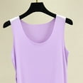 thumbnail image 6 of Gufahion Crewneck Sleepwear for Women Sleeveless Nightgown Tank Night Shirt Soft Sleep Dress, 6 of 6