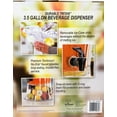 thumbnail image 2 of Buddeez 3.5-Gallon Beverage Dispenser with Removable Ice Cone, Clear, 2 of 5