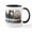 White/Black Inside, variant on CafePress - Santa Monica Logo Pier Beach Flora Mug - 11 oz Ceramic Mug - Novelty Coffee Tea Cup