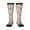 3 Black, variant on Quirky Santa Reindeer Retro Wave Knee Socks, High Socks Long Stretchy Sock Women Knee High Stocking, Long Socks for Women