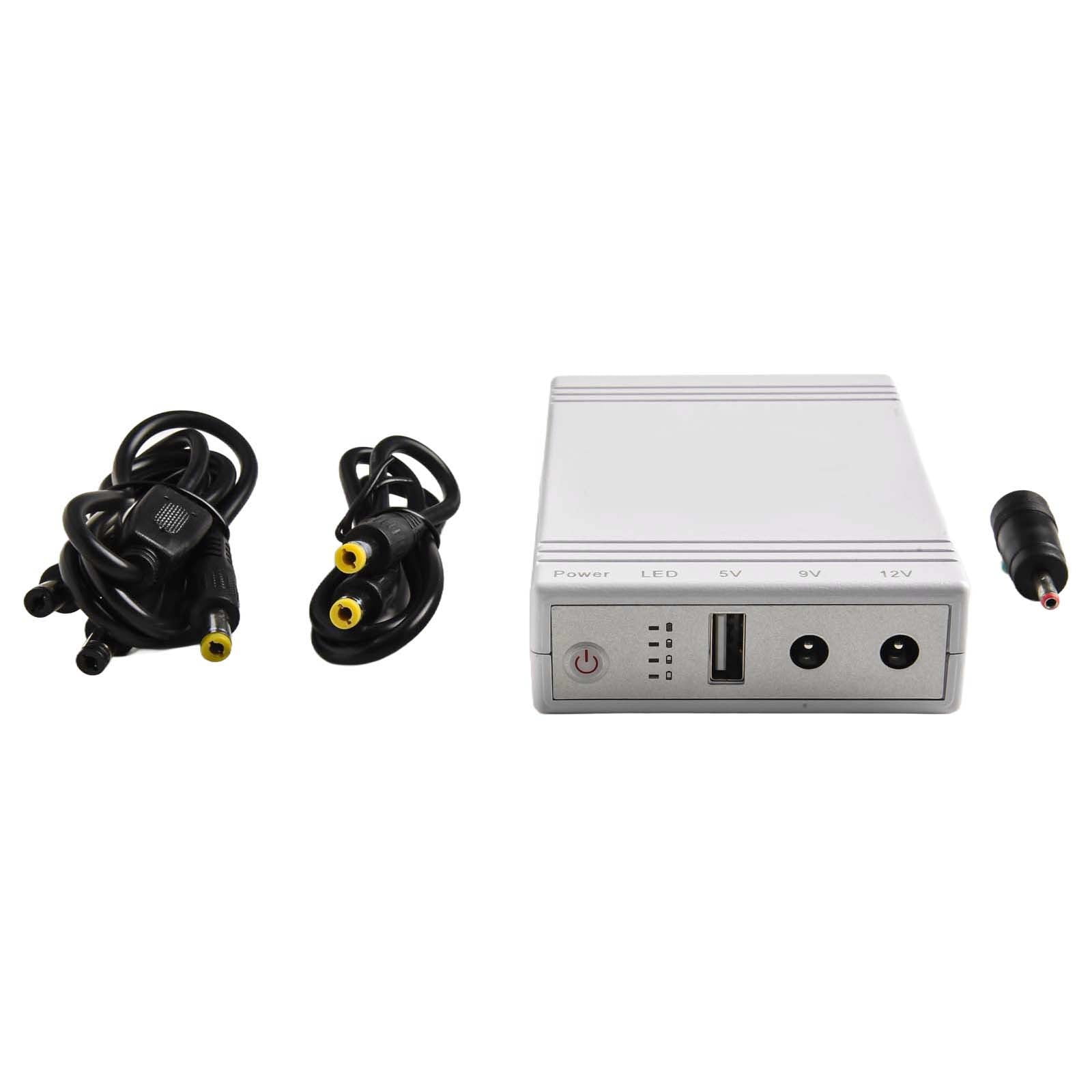 10400Mah Mini Ups Uninterruptible Power Supply Dc12V 9V 5V Monitor Router Backup 10400Mah Mini Ups Uninterruptible Power Supply