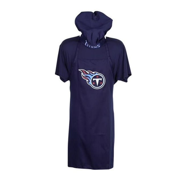 Pro Specialties Group 5717546517 Tennessee Titans Apron & Chef Hat Set, Navy