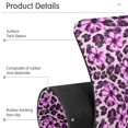 thumbnail image 4 of Yayeee Faucet Mat for Kitchen Sink 30" Diatomite Long Splash Guard Pad, Purple Floral Leopard Pattern, 2 Pack, 4 of 7