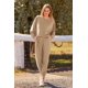 thumbnail image 5 of Conjunto Deportivo PRETTYGARDEN Otoño 2 Piezas de Punto Canalé Caqui XL, 5 of 8