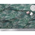 thumbnail image 3 of Soimoi Green polyester Crepe Fabric Leopard Animal Skin Fabric Prints By Yard 52 Inch Wide, 3 of 3