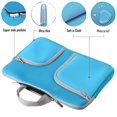 thumbnail image 5 of Thickest Protective Slim Sleeve Laptop Case Cover Pouch,iClover 13.3"/13inch for MacBook Air Apple Samsung Chromebook HP Portable Waterproof Laptop Sleeve Liner Soft Sleeve Bag Case Blue, 5 of 6