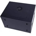thumbnail image 4 of 6U Wall Mount Enclosure Rack Network Server Data Cabinet Glass Door Key Locking with Cooling Fan Blac, 4 of 7