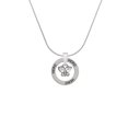 thumbnail image 2 of Delight Jewelry Silvertone Mini Butterfly with Clear Wings & Crystals Hero Ring Charm Necklace, 18", 2 of 4
