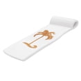thumbnail image 2 of TRC Recreation Sunsation 1.75" Foam Pool Float Lounger w/ Headrest, 2 Pc, White w/ Palm & Leaf Print, 2 of 9