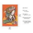 thumbnail image 2 of Ringling Bros and Barnum & Bailey Circus - Tiger On Horse - Vintage Circus Poster c.1966 - Master Art Print 10in x 14in, 2 of 4
