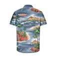 thumbnail image 4 of Txeol Mens Floral Shirts Short Sleeve,Men's Hawaiian Shirt for Men Short Sleeve Shirt Collar Beach Floral Summer Casual Button Down T-Shirts 2024 Clearance Sale, 4 of 5